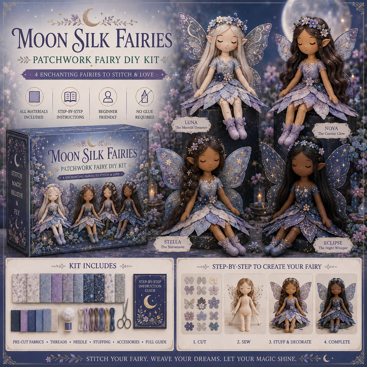 💕Tiny Fairies You Make By Hand