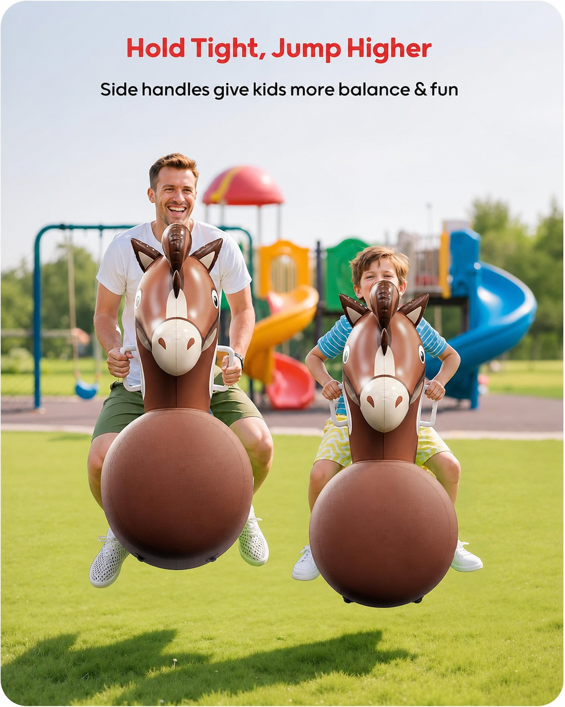 🔥LAST DAY 59% OFF🔥Inflatable Bouncy Horse Ride-On Toy for Kids 🐴