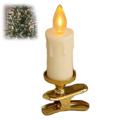 ✨Flameless Clip-On Christmas Tree Candles