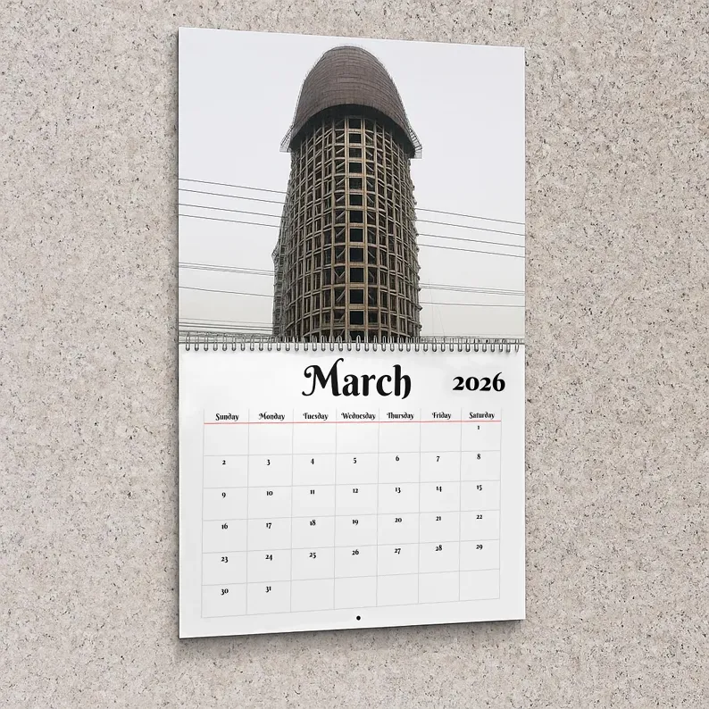 Funny Building 2026 Calendar