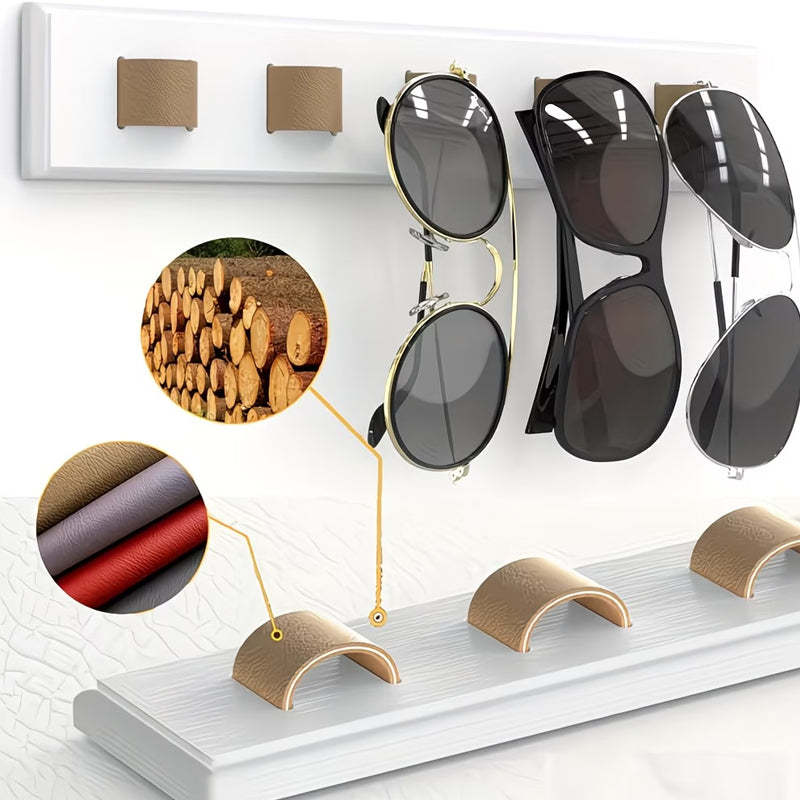 Wall-Mounted Sunglasses Holder Rack