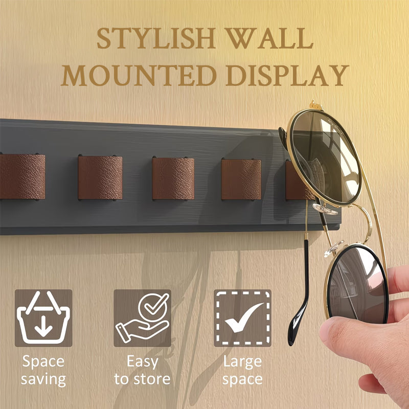 Wall-Mounted Sunglasses Holder Rack