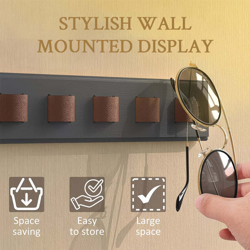 Wall-Mounted Sunglasses Holder Rack