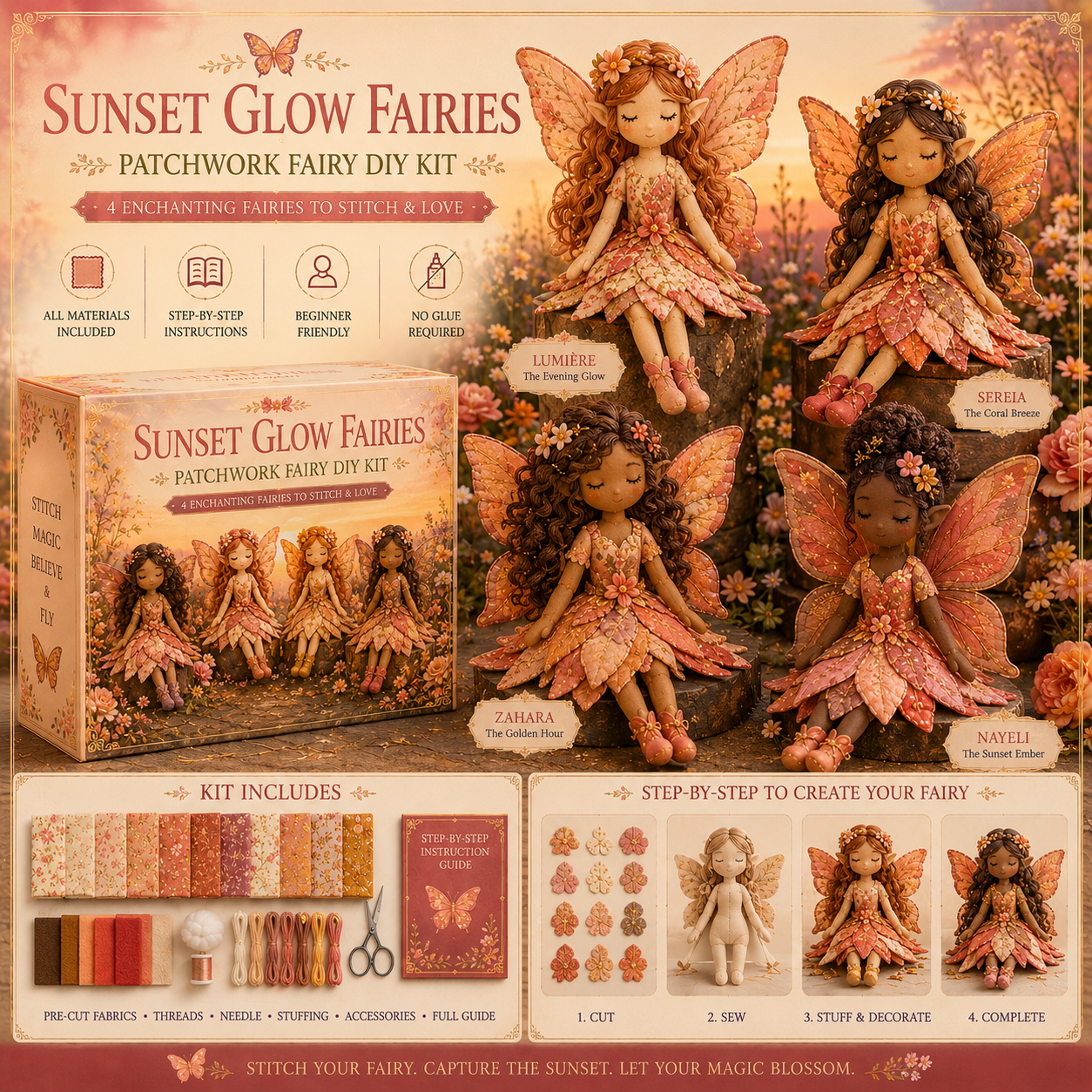 💕Tiny Fairies You Make By Hand