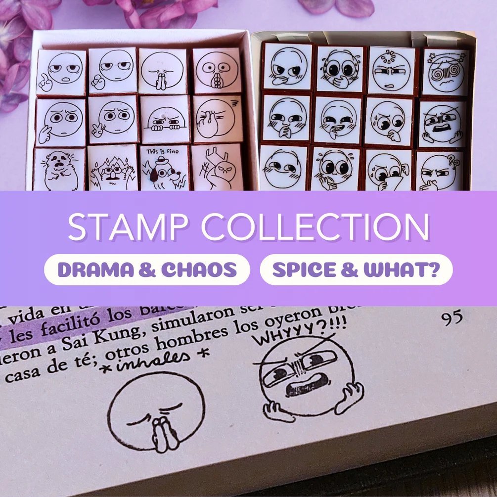 🎁Doodly Stamps-Finally, a way to mark your books without having to draw
