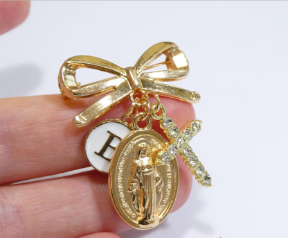 Virgin Mary Protection Pin