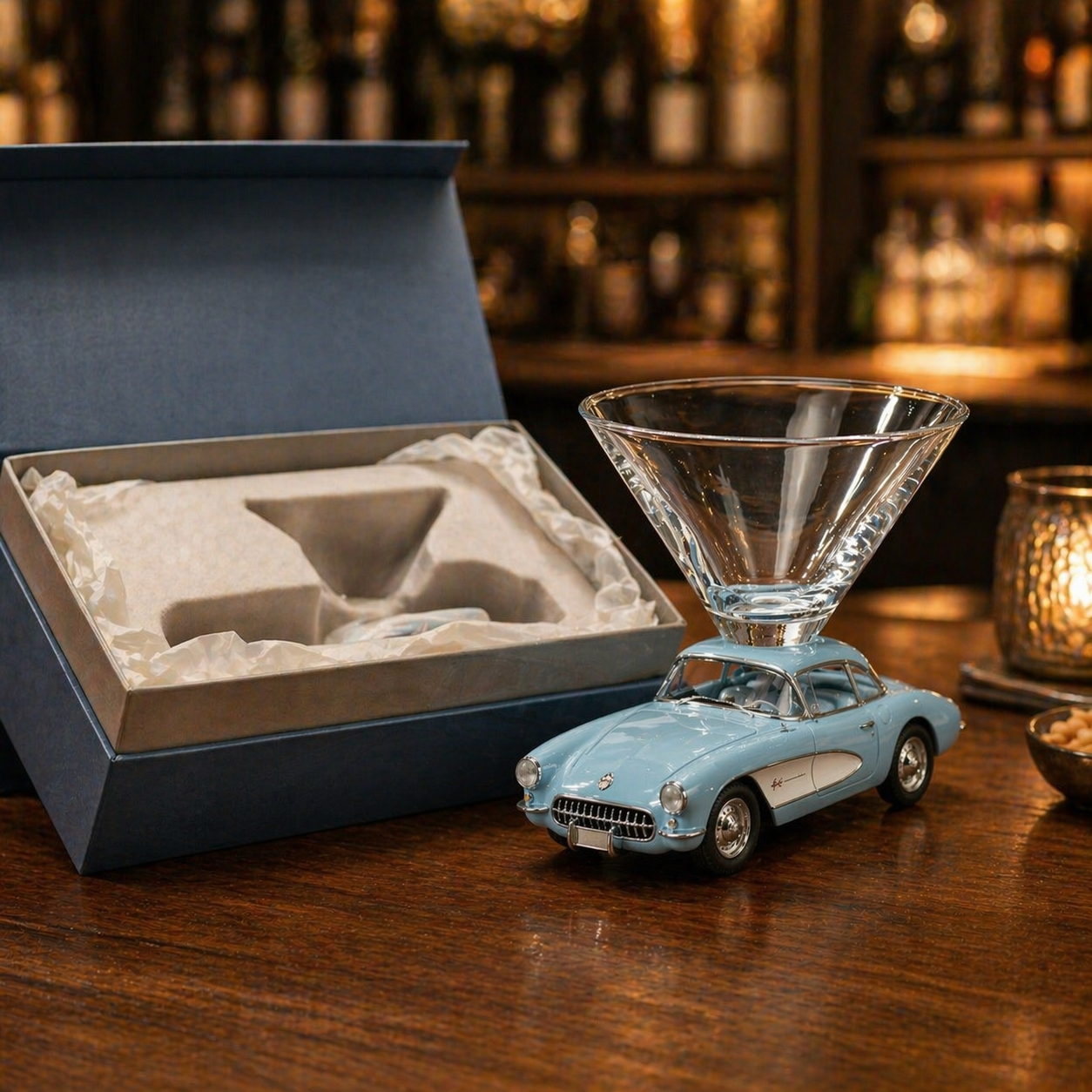 Retro Car Martini Glass – Cute Cocktail Cup for Girls’ Night & Home Bar Decor
