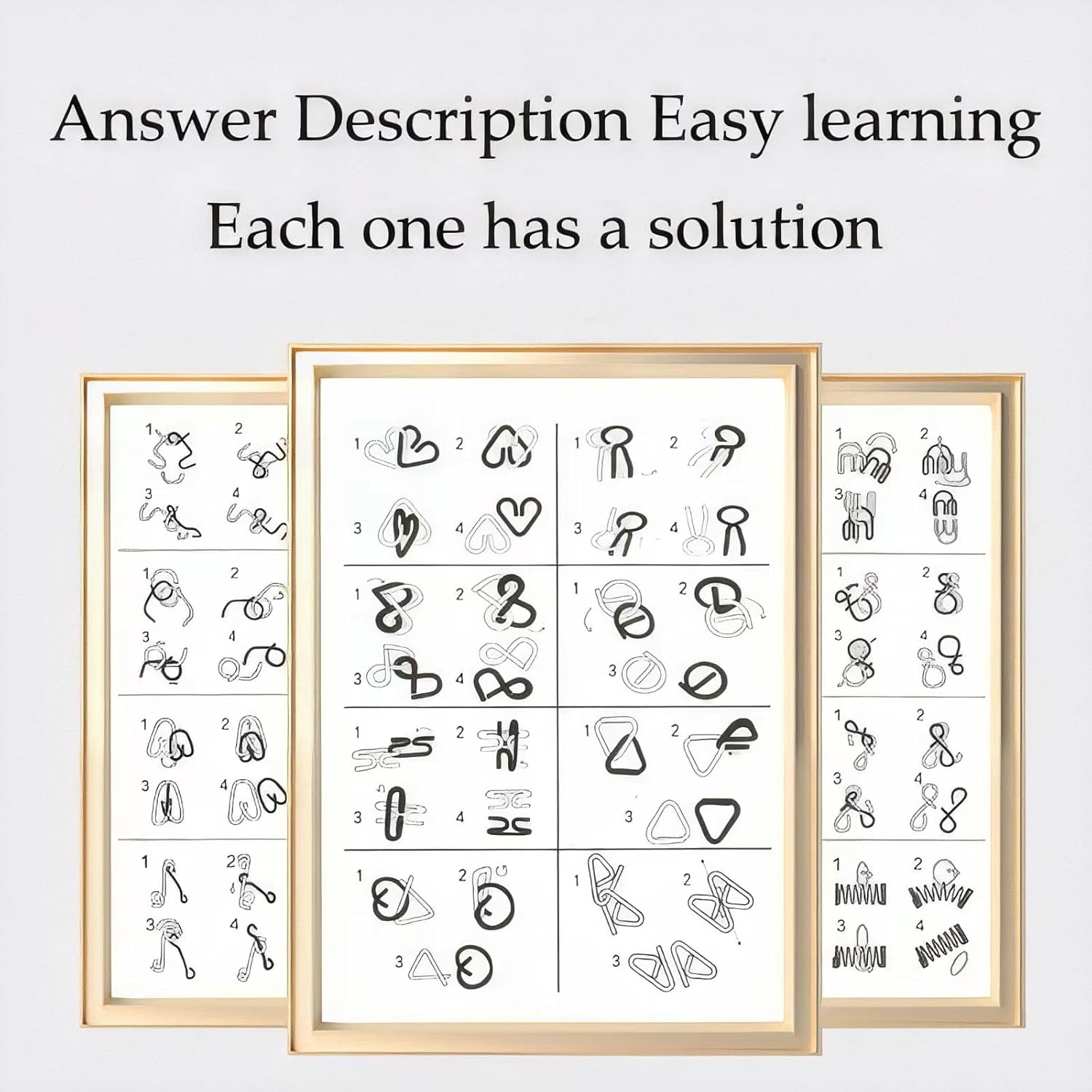 🔥The Best Gift🎁 Metal Montessori Puzzle Solving