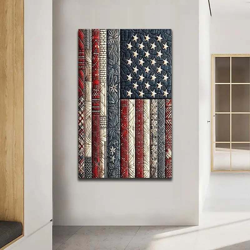 (Beginner-Friendly!)💎🇺🇸 American Flag DIY 5D Diamond Painting Kit❤