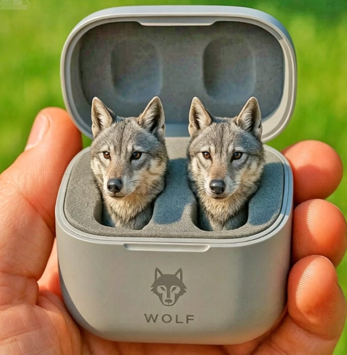 -3D Stereo Animal Design | Wireless Earphones with Cartoon Charging Case