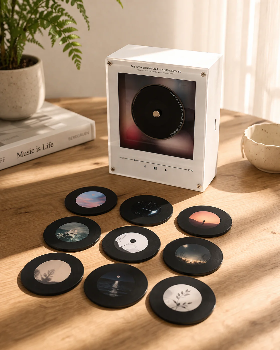 VibeVinyl™Mini Vinyl Record Box