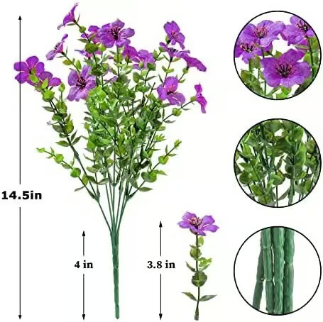 🔥Last Day 24 flowers Only $2.83🍁Rainproof Lifelike Fall Artificial Flowers With UV-Shield Coating