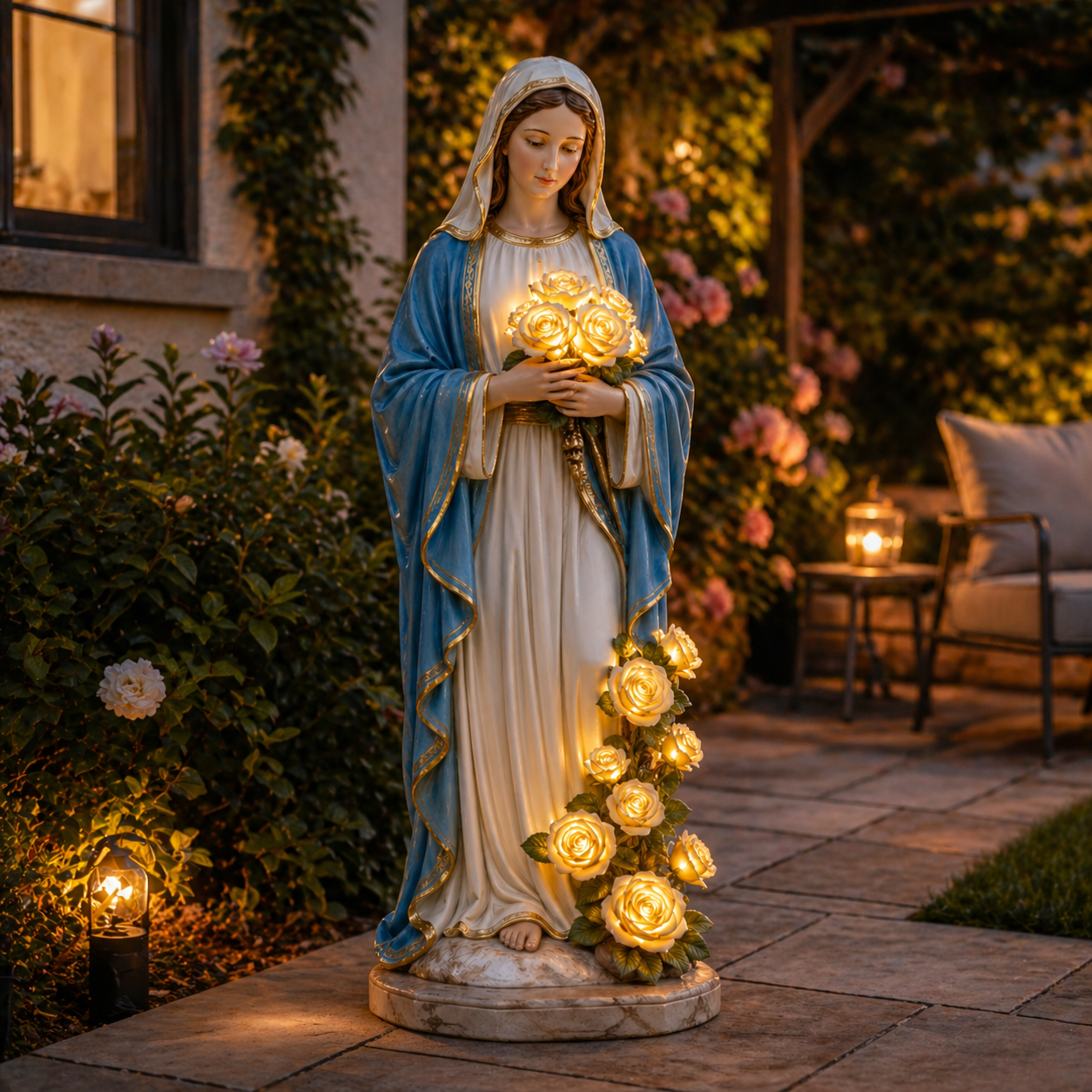 💗Virgin Mary Garden Light