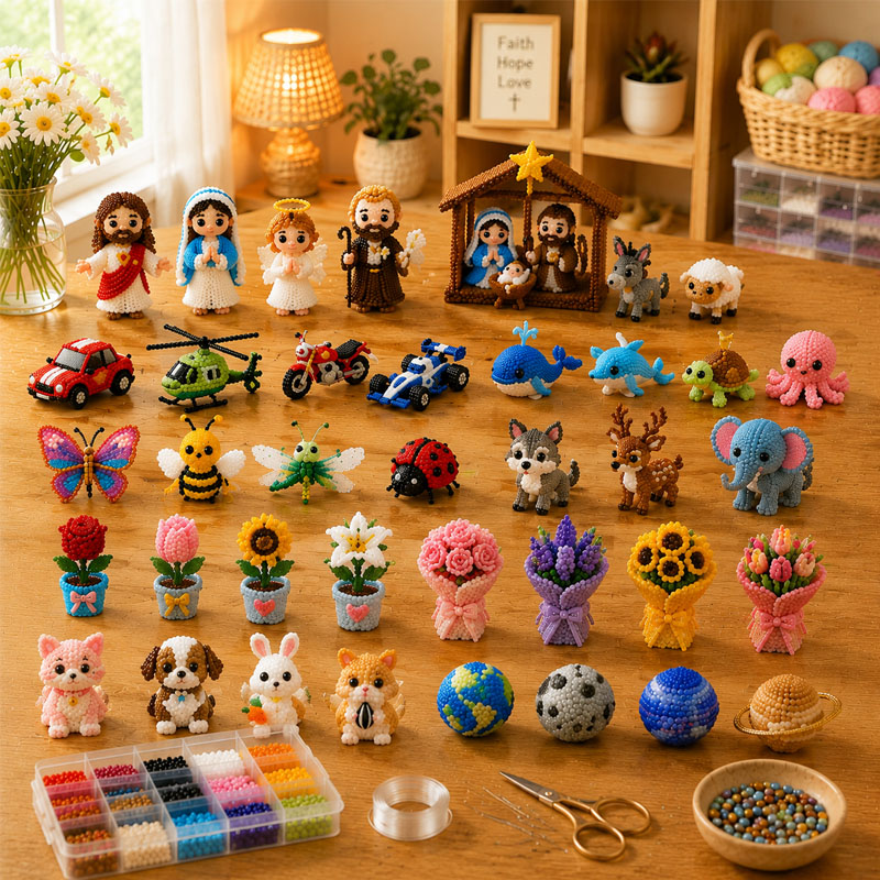 🧵 Mini 3D DIY Beading Kit