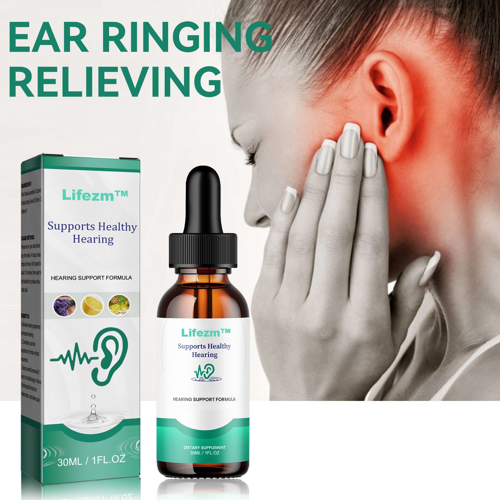 Tinnitus Ear Drops for Clear Ears and Ultimate Comfort – Unlock Instant Relief from Tinnitus and Ear Discomfort🎶