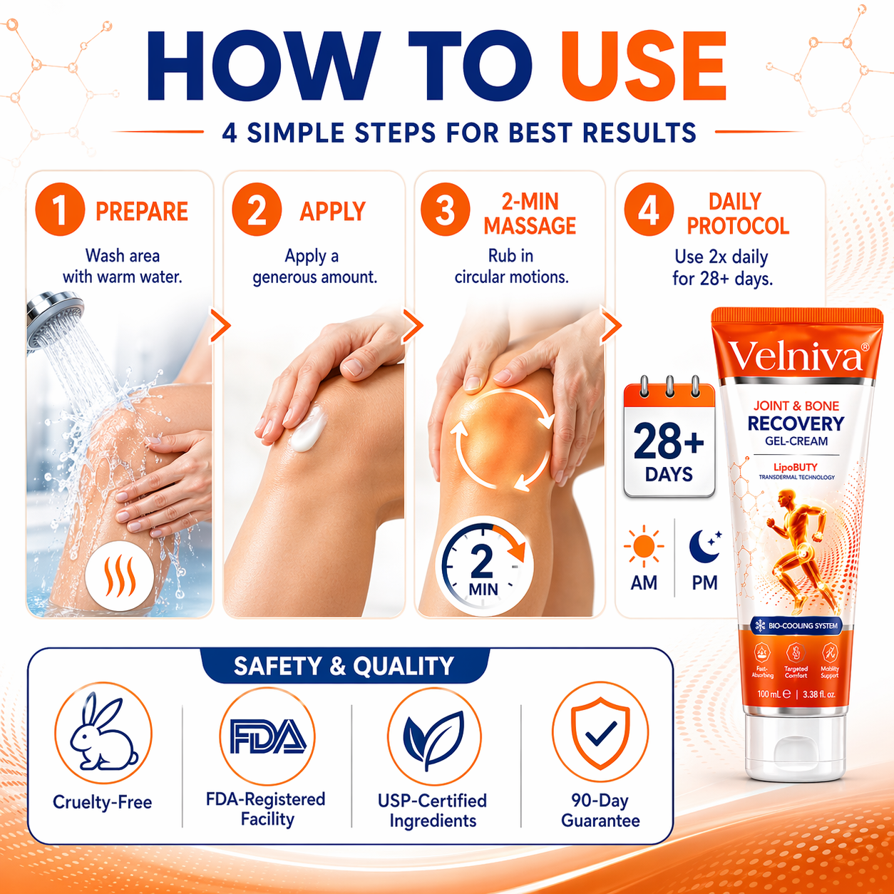 ⚕️Velniva® Professional Joint & Bone Recovery Cream👨‍⚕️ Harnessing Nano-Peptide Tech to Heal Bones and Relieve Pain.