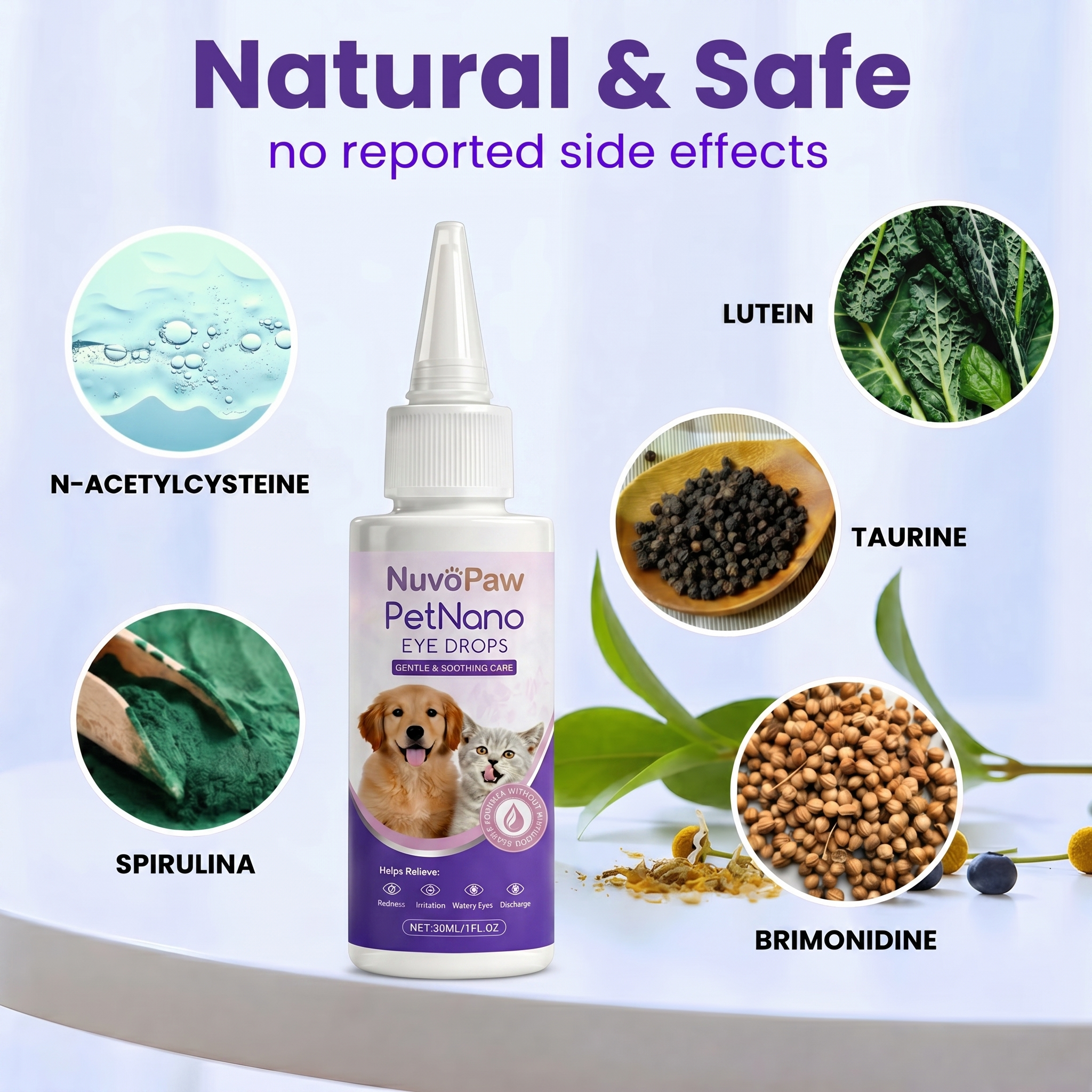 🔥𝙁𝙞𝙣𝙖𝙡 3 𝙃𝙤𝙪𝙧𝙨: 60% 𝙊𝙁𝙁 | NuvoPaw PetNano Eye Drops
