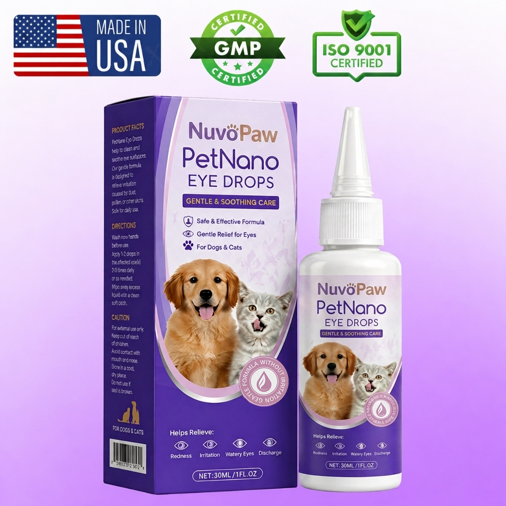 🔥𝙁𝙞𝙣𝙖𝙡 3 𝙃𝙤𝙪𝙧𝙨: 60% 𝙊𝙁𝙁 | NuvoPaw PetNano Eye Drops