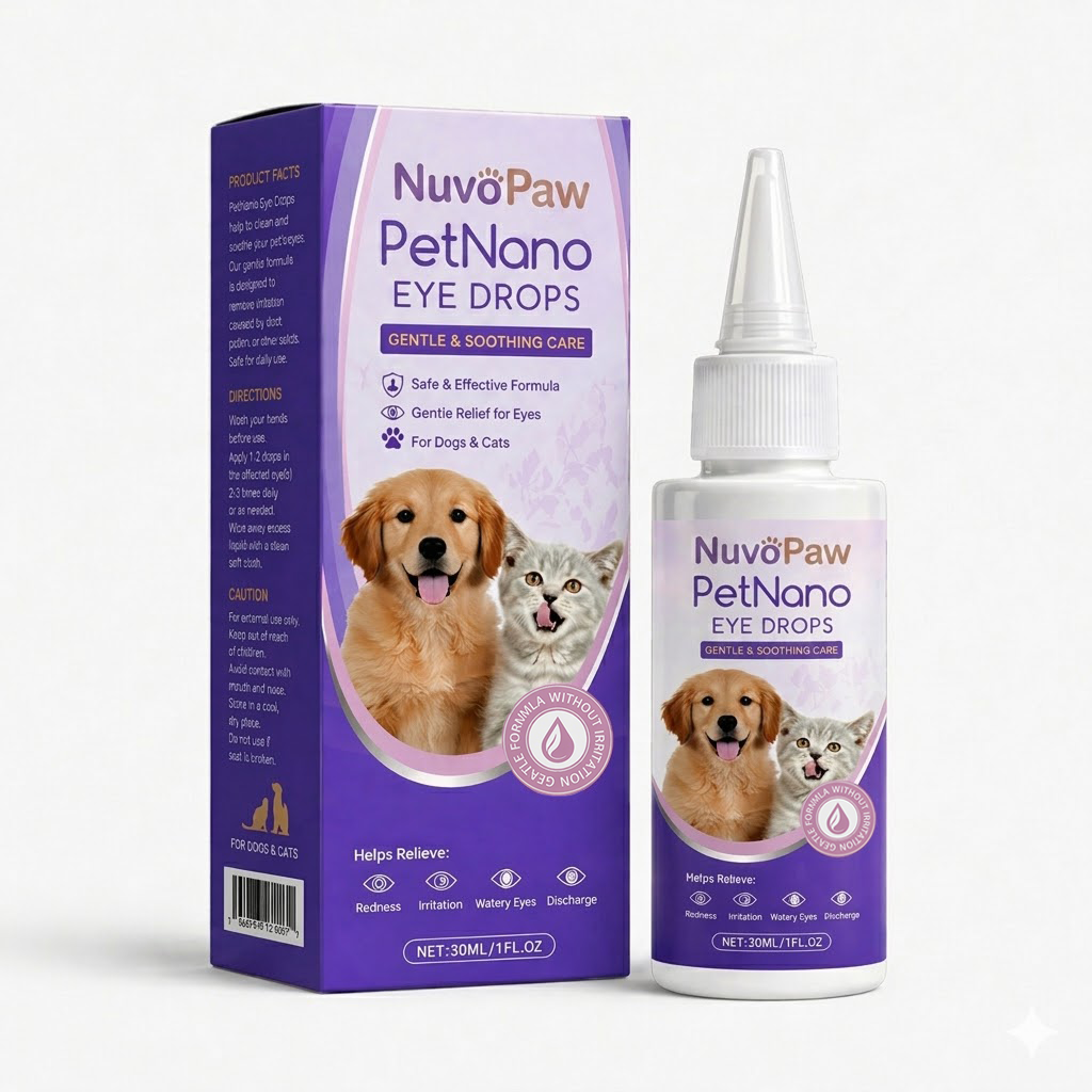 🔥𝙁𝙞𝙣𝙖𝙡 3 𝙃𝙤𝙪𝙧𝙨: 60% 𝙊𝙁𝙁 | NuvoPaw PetNano Eye Drops