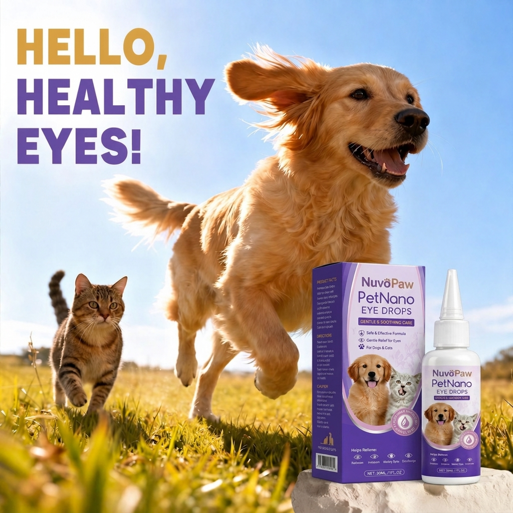 🔥𝙁𝙞𝙣𝙖𝙡 3 𝙃𝙤𝙪𝙧𝙨: 60% 𝙊𝙁𝙁 | NuvoPaw PetNano Eye Drops