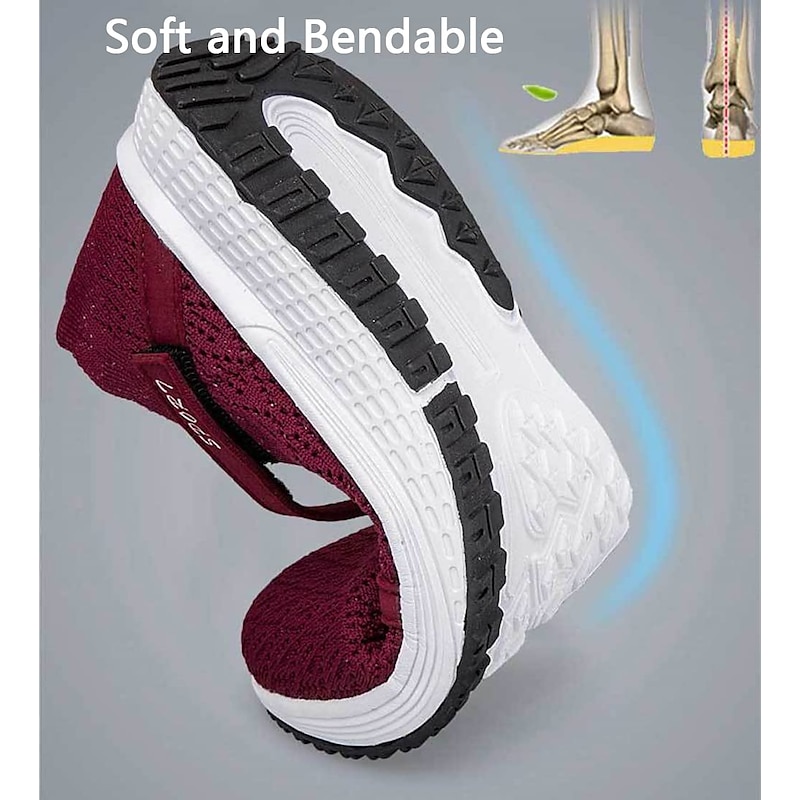 Women's Casual Breathable Slip On Orthopaedic Walking Sneakers