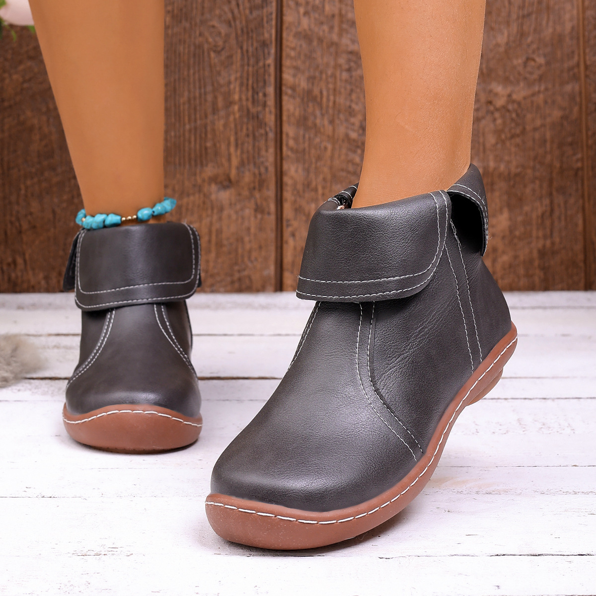 ⏰Last Day! 45% OFF🔥Women's Orthopedic Genuine Leather Walking Boots