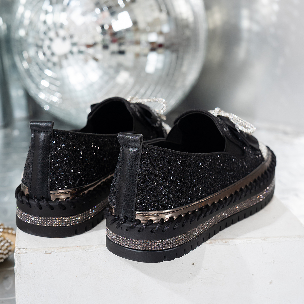 women's platform slip-on loafers