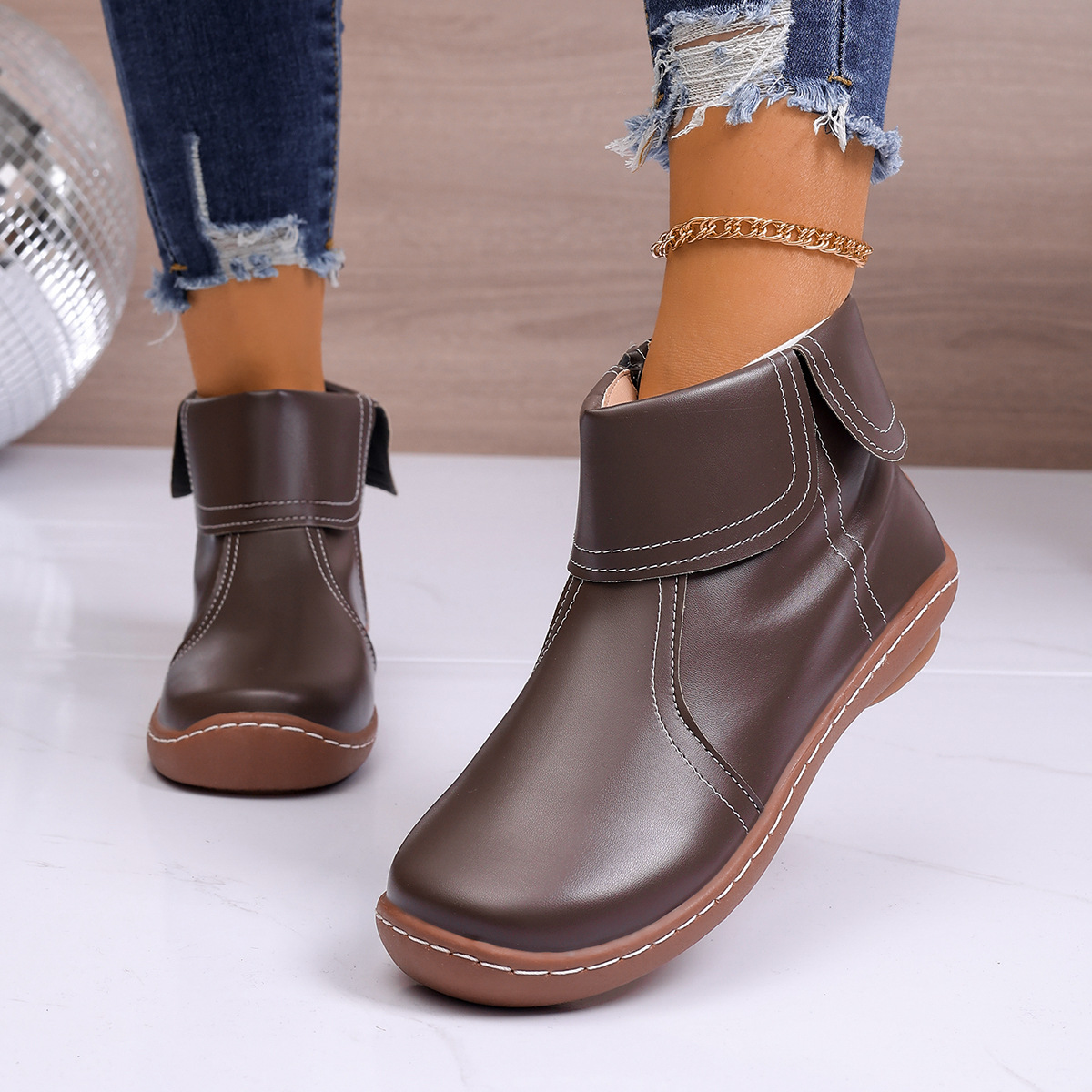 ⏰Last Day! 45% OFF🔥Women's Orthopedic Genuine Leather Walking Boots
