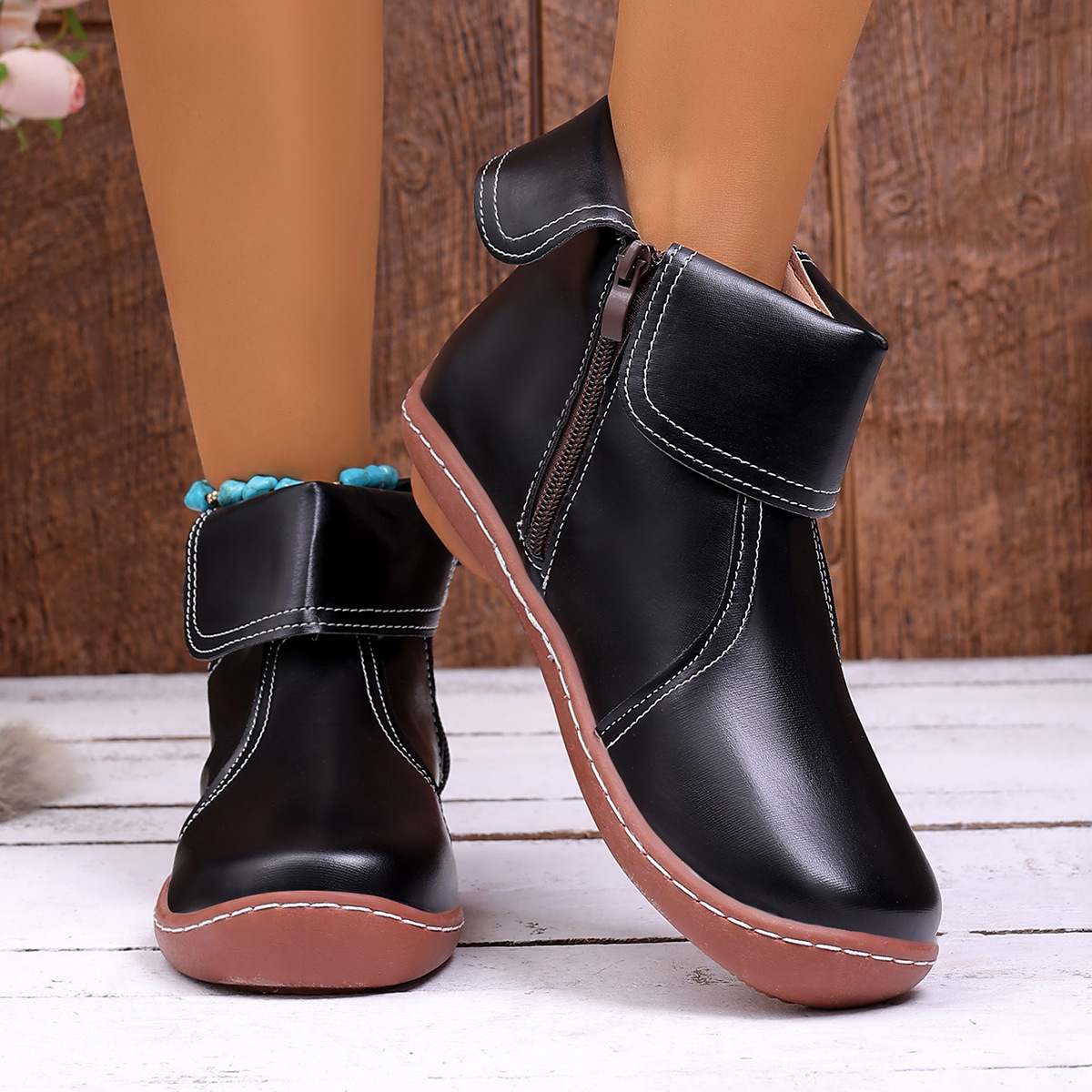 ⏰Last Day! 45% OFF🔥Women's Orthopedic Genuine Leather Walking Boots