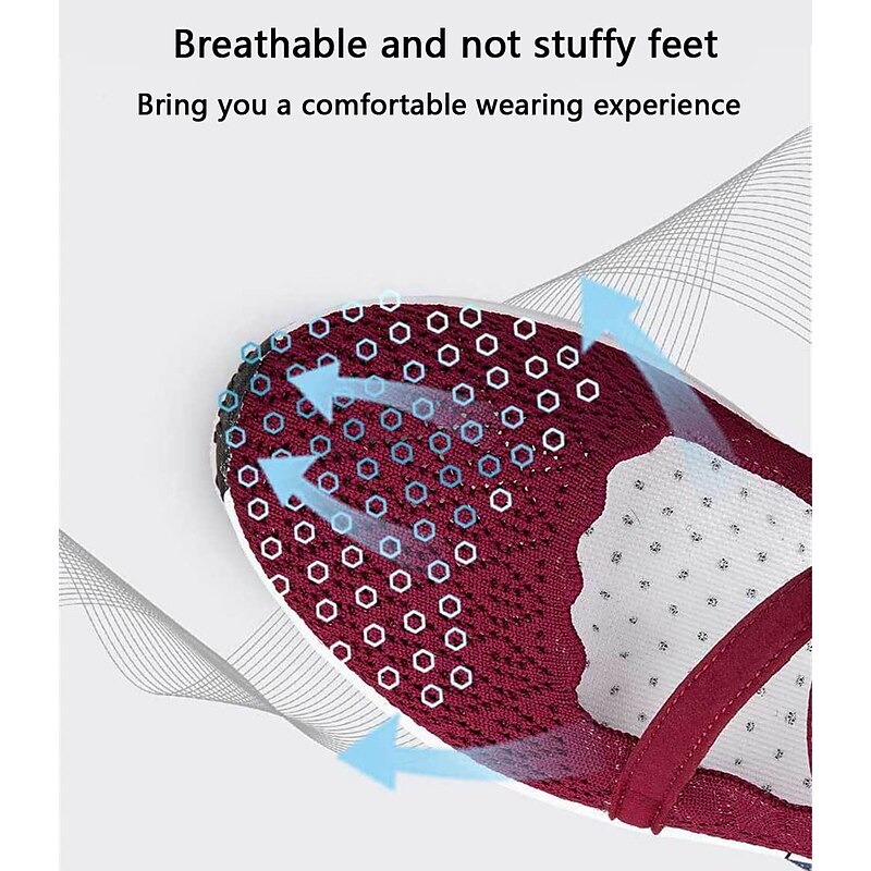 Women's Casual Breathable Slip On Orthopaedic Walking Sneakers