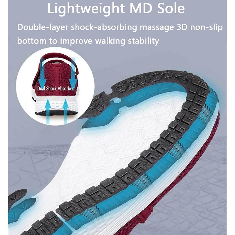 Women's Casual Breathable Slip On Orthopaedic Walking Sneakers