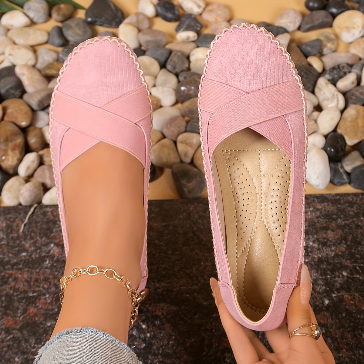 💖Last Day Promotion 60% OFF - Women's Leather Soft-soled Non-slip Shoes