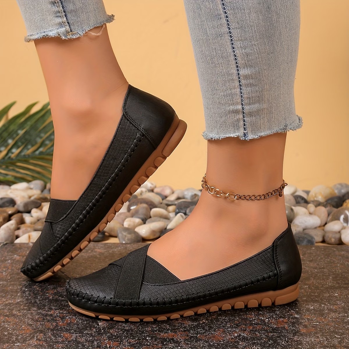 💖Last Day Promotion 60% OFF - Women's Leather Soft-soled Non-slip Shoes