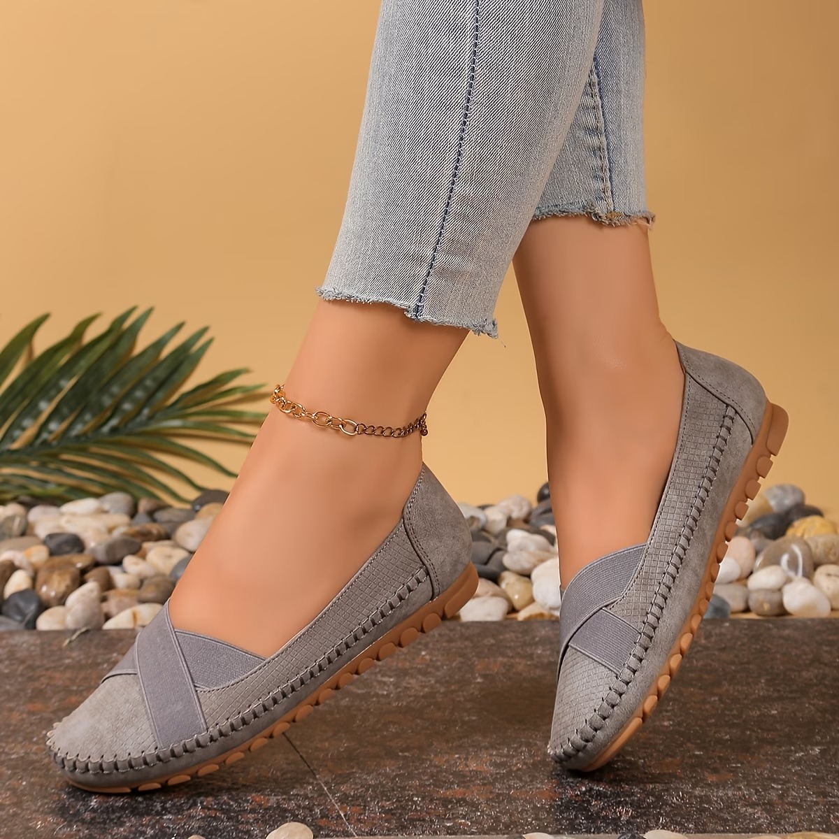 💖Last Day Promotion 60% OFF - Women's Leather Soft-soled Non-slip Shoes