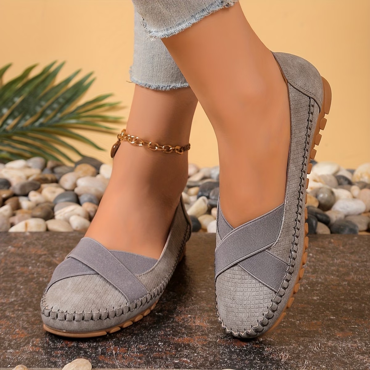 💖Last Day Promotion 60% OFF - Women's Leather Soft-soled Non-slip Shoes