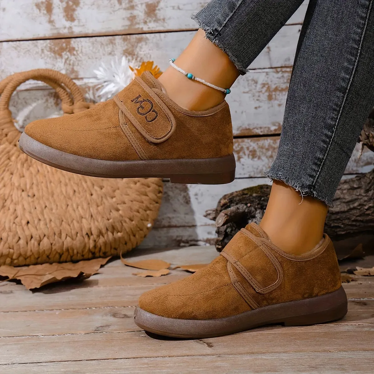 🔥Last Day Promotion 50% OFF - Women's Winter Slip-On Non-Slip Warm Shoes