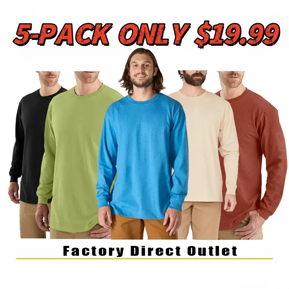 🔥Last Day Promotion! CHT Men's K87&K126 Workwear Loose Fit Heavyweight Short-Sleeve Pocket T-Shirt (Also Available in Big & Tall)