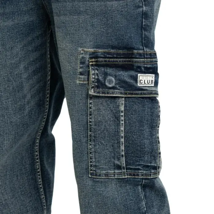🔥Last Day Promotion! 3-Pack/6-Pack Men's Heavyweight Baggy Fit/Relaxed Fit Denim Cargo Pant