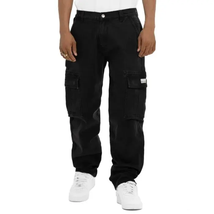 🔥Last Day Promotion! 3-Pack/6-Pack Men's Heavyweight Baggy Fit/Relaxed Fit Denim Cargo Pant