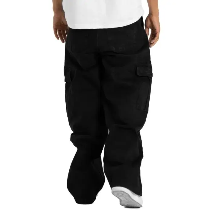 🔥Last Day Promotion! 3-Pack/6-Pack Men's Heavyweight Baggy Fit/Relaxed Fit Denim Cargo Pant