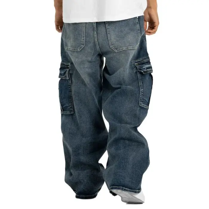 🔥Last Day Promotion! 3-Pack/6-Pack Men's Heavyweight Baggy Fit/Relaxed Fit Denim Cargo Pant