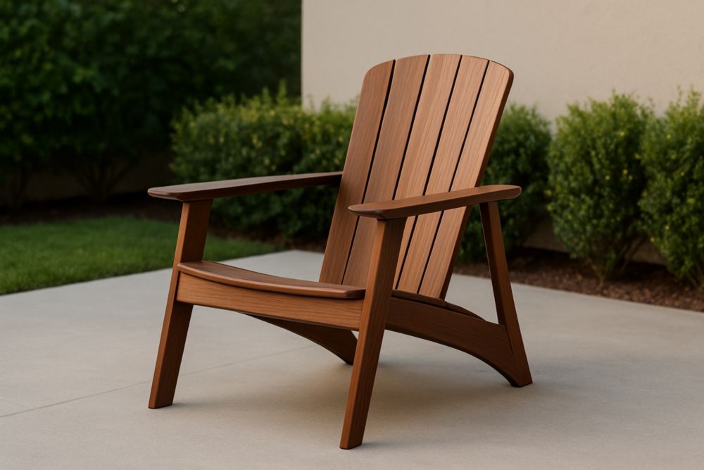 Chaise Adirondack Bois Acacia Marron
