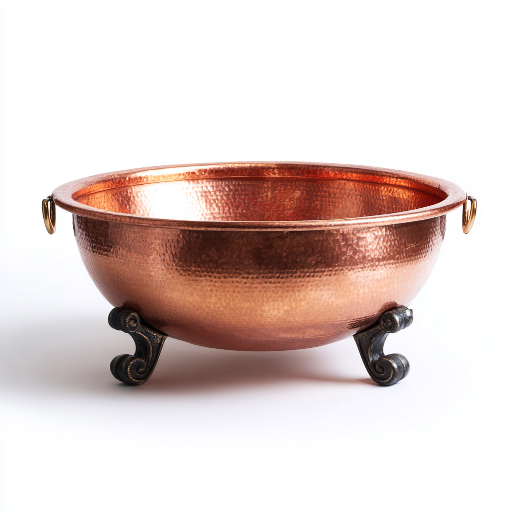 Riscaldamento da esterno-rame-ferro-78x78x34cm-rame-classico-Dengohut