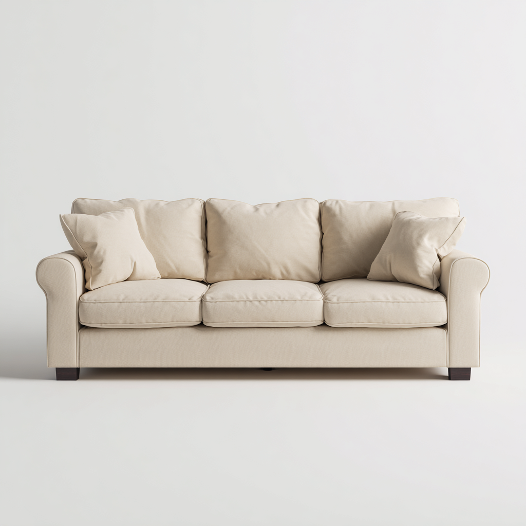 Divani a 3 posti-tessuto-legno-210x90x82cm-beige-stile classico-Dengohut