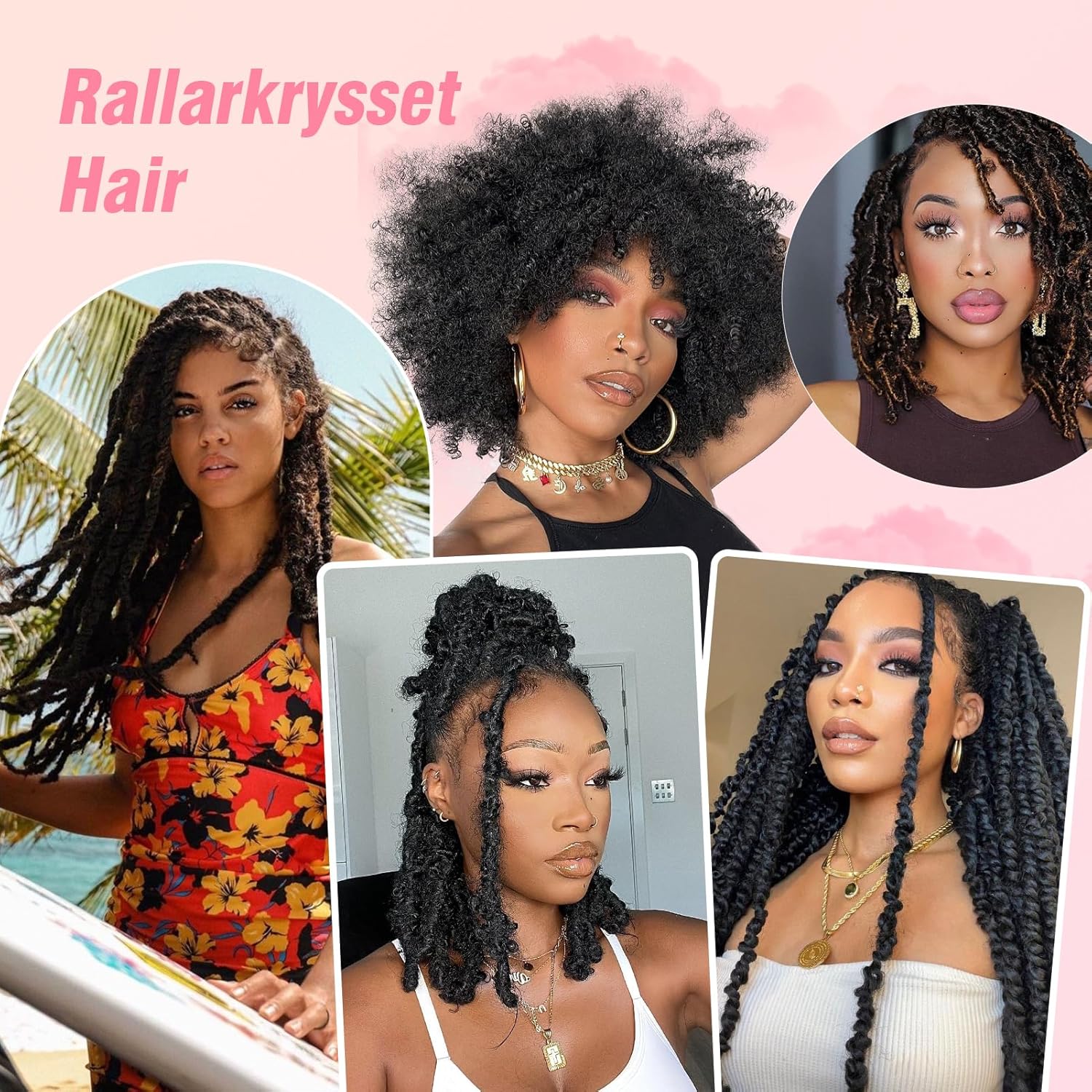 Afro Kinkys Bulk Hair for Dreadlocks Extensions Repair Locs 12 Inch 50g 4c Springy Afro Kinky-Curly Hair for Twist Braiding Mini Twists Crochet Hair Braids Locks Dark Brown