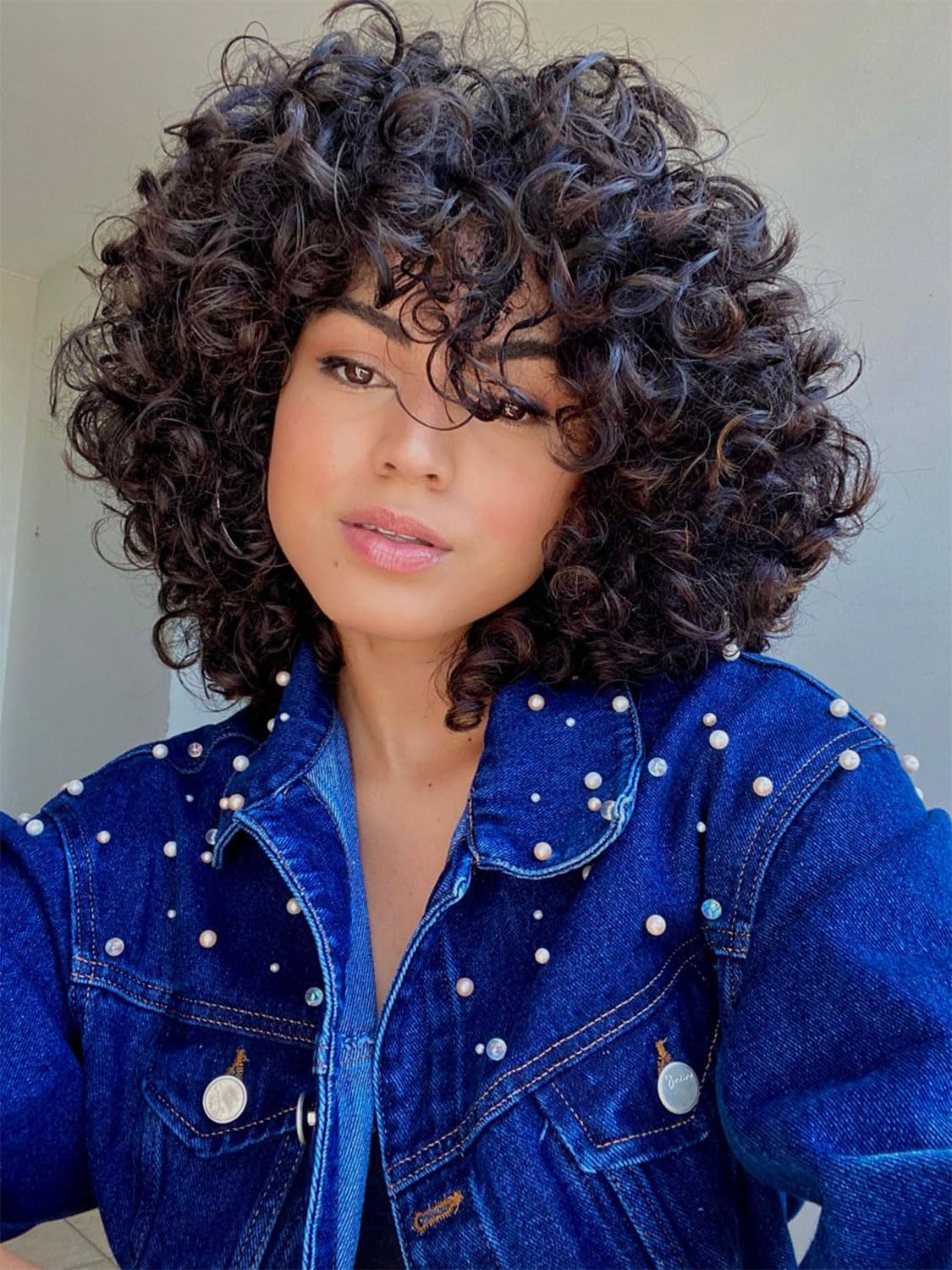 GoGo Curl Crochet Hair for Black Women 10 Inch Prelooped Ocean Wave Crochet Hair Curly Crochet Braids Deep Water Wave Beach Curl Synthetic Braiding Hair Extensions Soft as Human Hair 7 Packs 1B