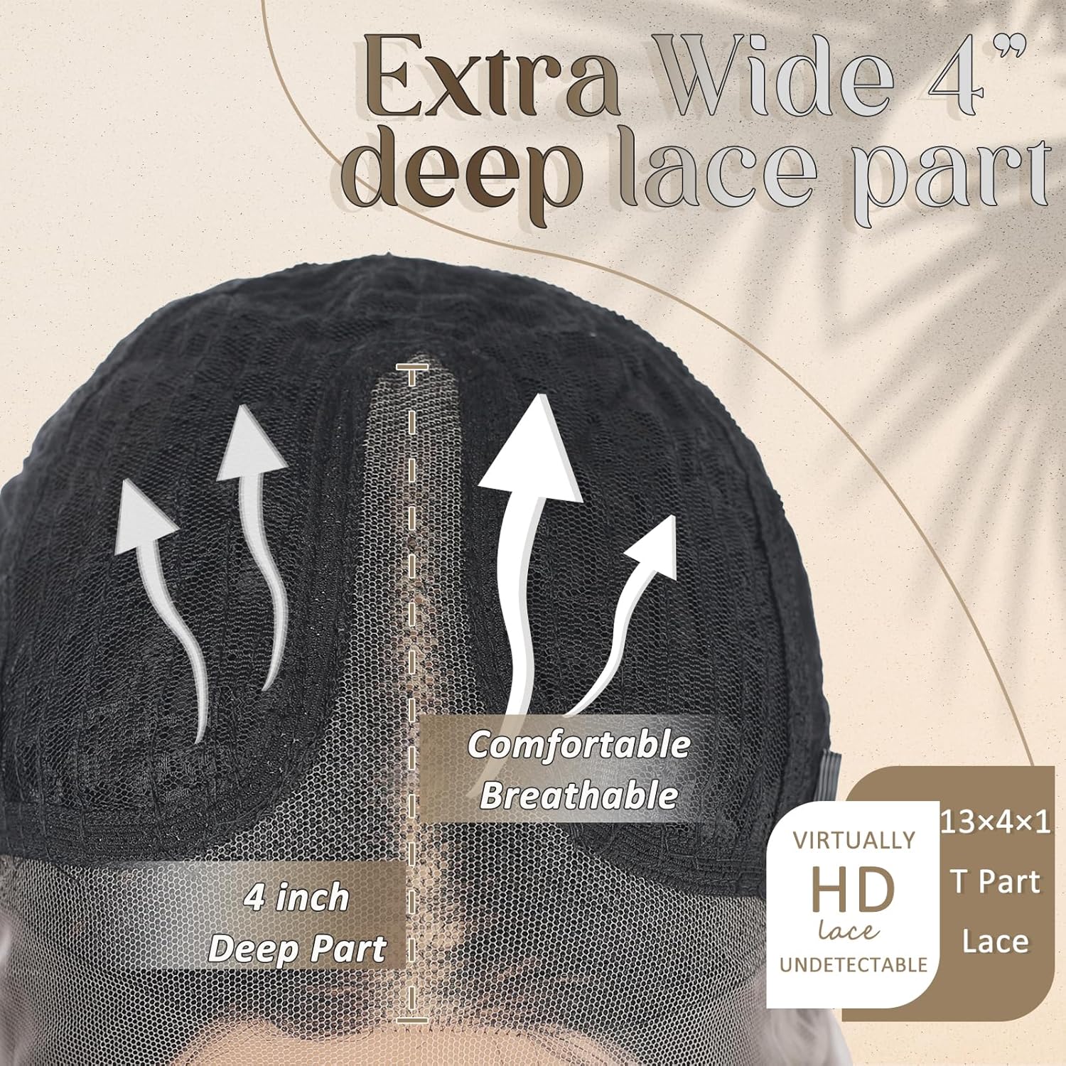 Lace Front Wig Pre Plucked Honey Blonde 13x4x1 Wigs for Women Ready to Wear HD Glueless Natural Long Wavy Wig for Women Middle Part Natural Look