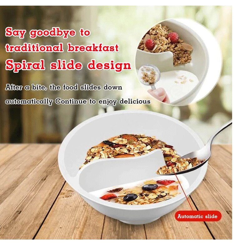 Creative Separated Double Bowls With Handle-ChicWoo