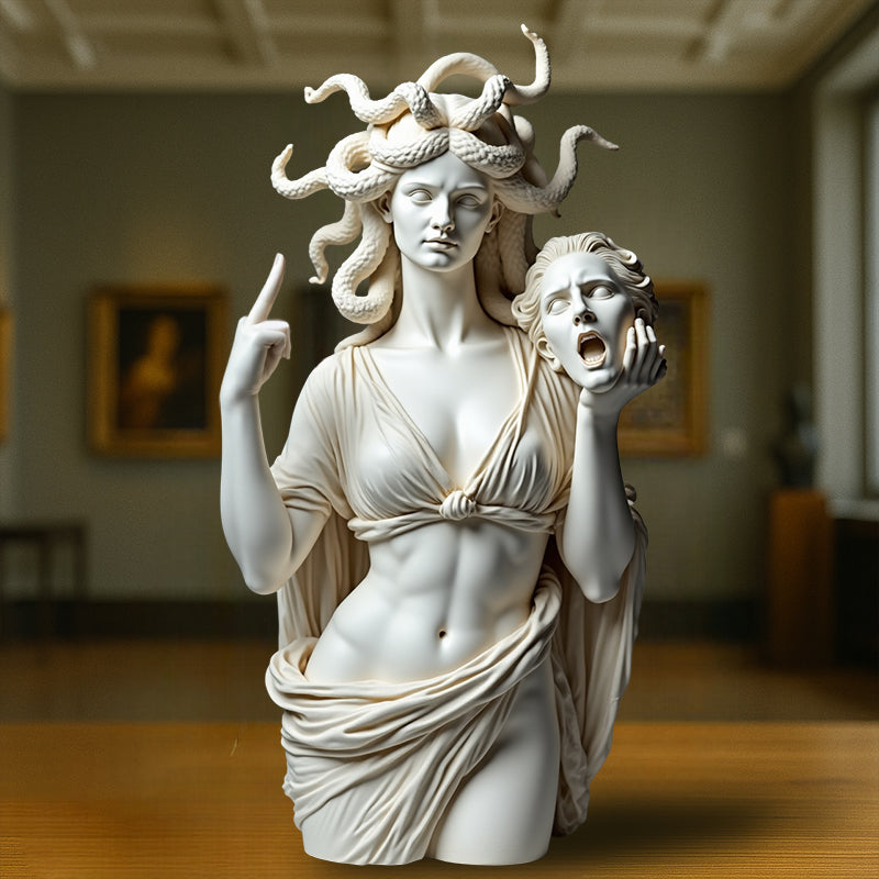 Medusa Statuewith Attitude