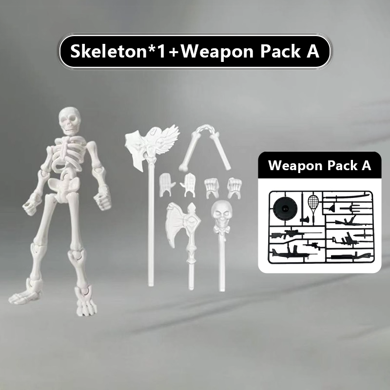 Skeleton fully articulated movable puzzle toys-ChicWoo